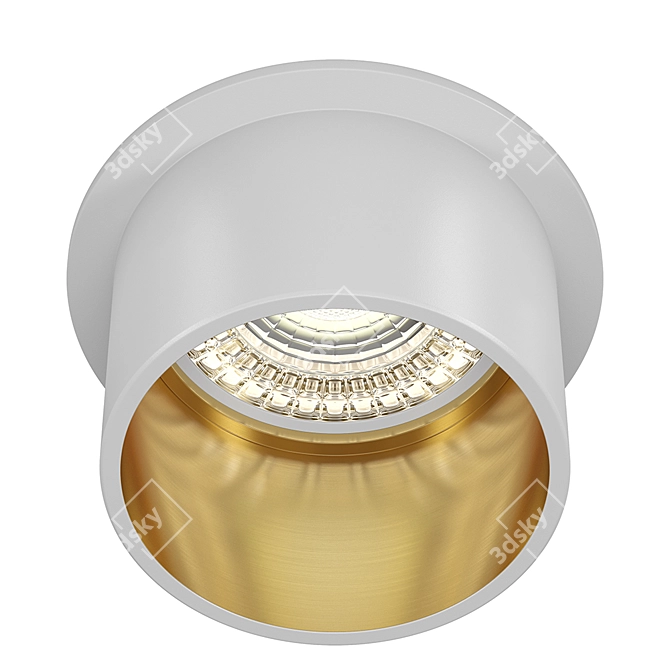 Maytoni Recessed Lamp Series 3D model image 1