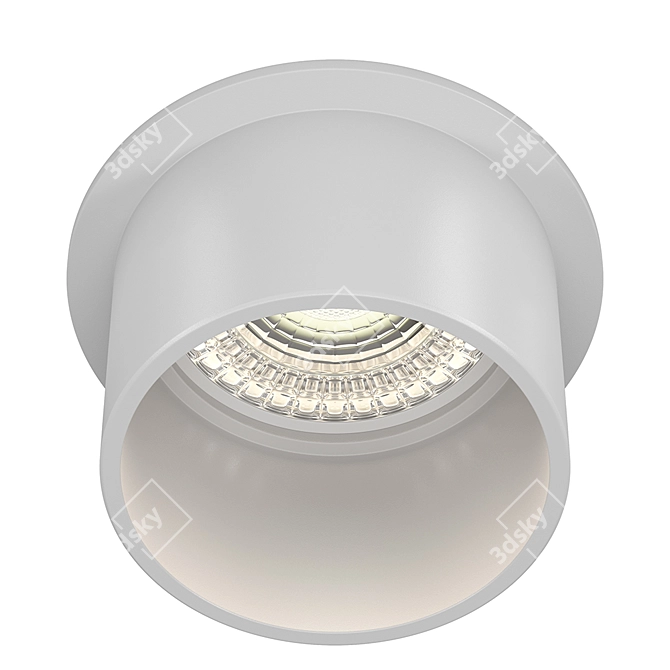 Title: Reif DL050-01W Recessed Lamp 3D model image 1