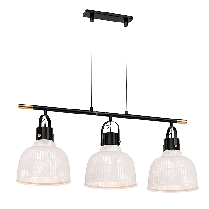 Omnilux Zamora Pendant Chandelier 3D model image 1