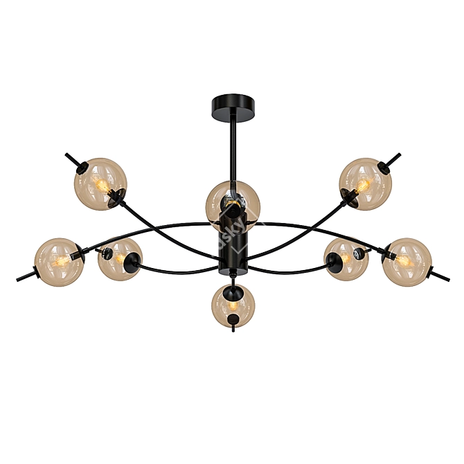 Omnilux Rosolina Ceiling Chandelier 3D model image 1