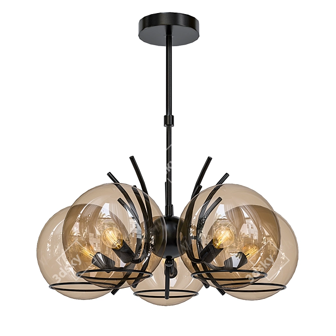 Omnilux Girasole Ceiling Chandelier 3D model image 1