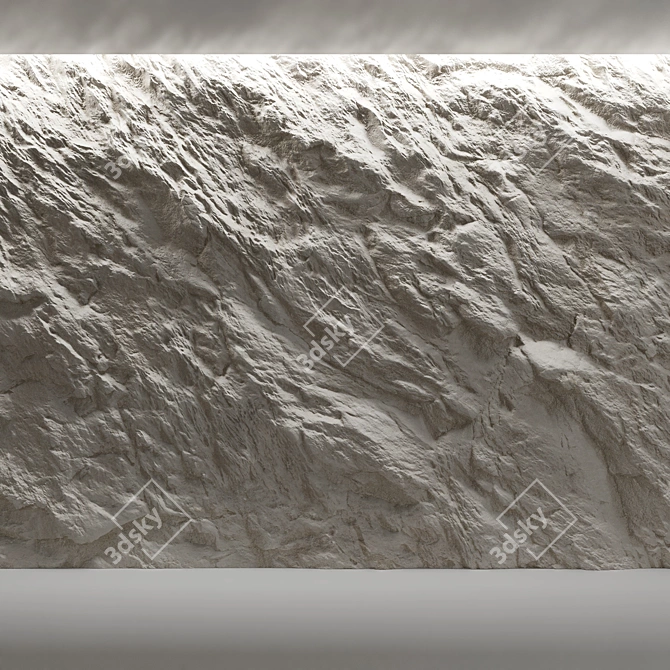 Title: Rock Wall Texture Set 3D model image 1
