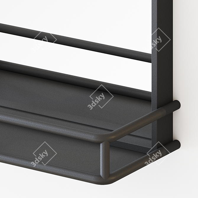 Weston Mirror Shelf: Sleek, Functional 3D model image 2