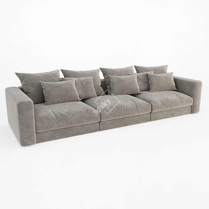 Luxurious Giorgetti Sofa: Flawless Elegance 3D model image 1