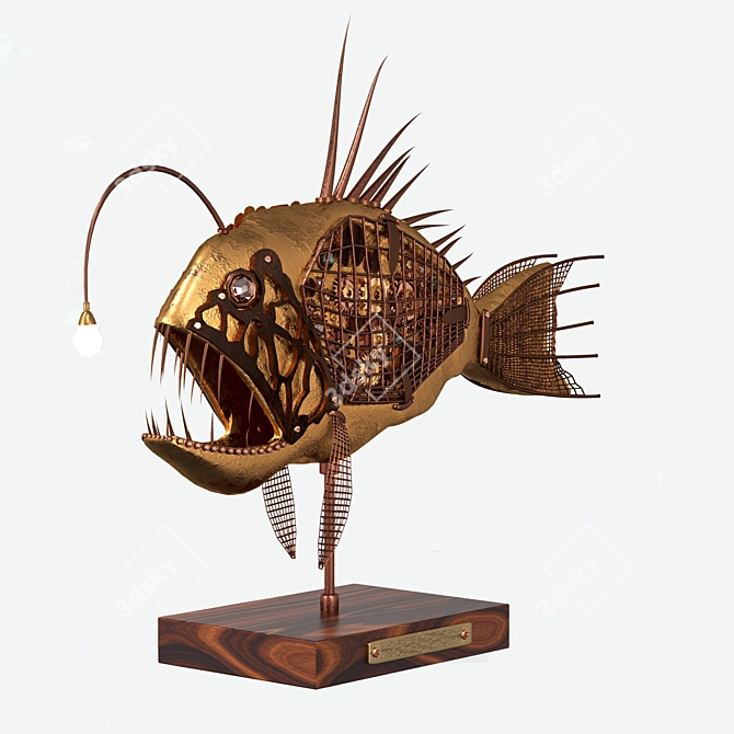 Illuminate Your Fishing Experience: Angler Fish 3D model image 2