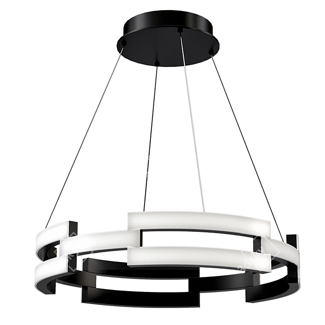 Elegant Chandelier Chain for Beautiful Lighting 3D model image 3
