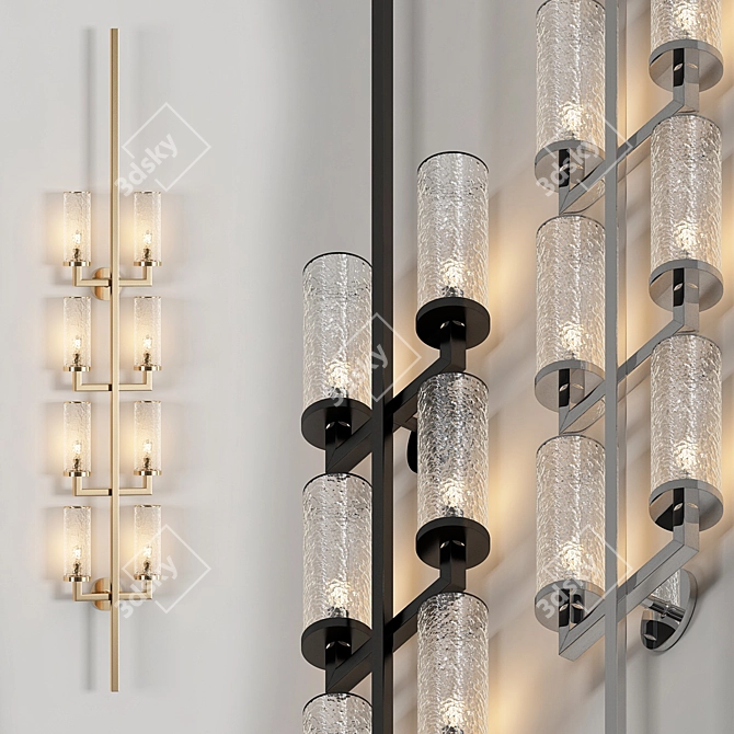 Elegant Liaison Sconce 3D model image 2