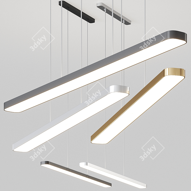 Elegant Casablanca Perfetto Suspension 3D model image 1