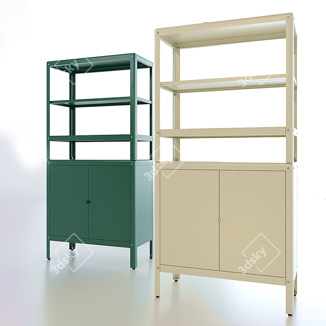 Sleek Kolbjorn Storage Unit 3D model image 2