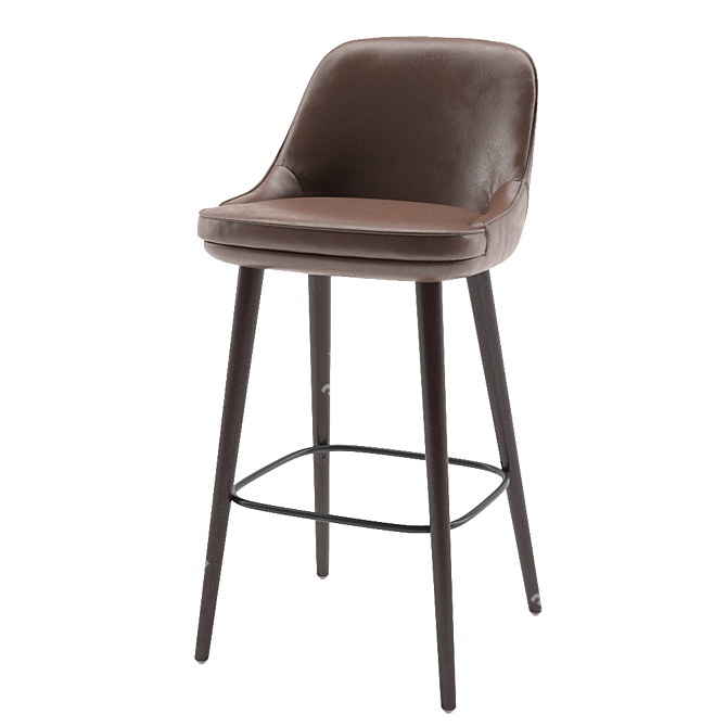 Walter Knoll Bar Stool: Sleek and Stylish 3D model image 6