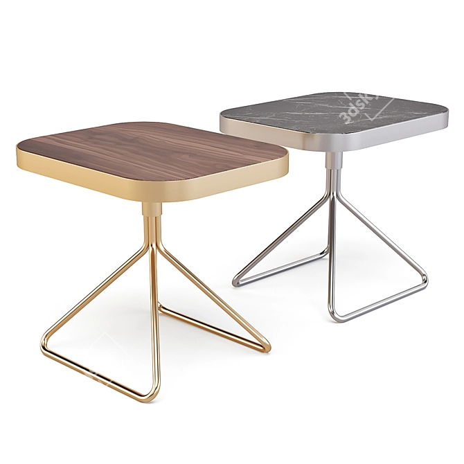 Domkapa Reese: Stylish Side Table 3D model image 1