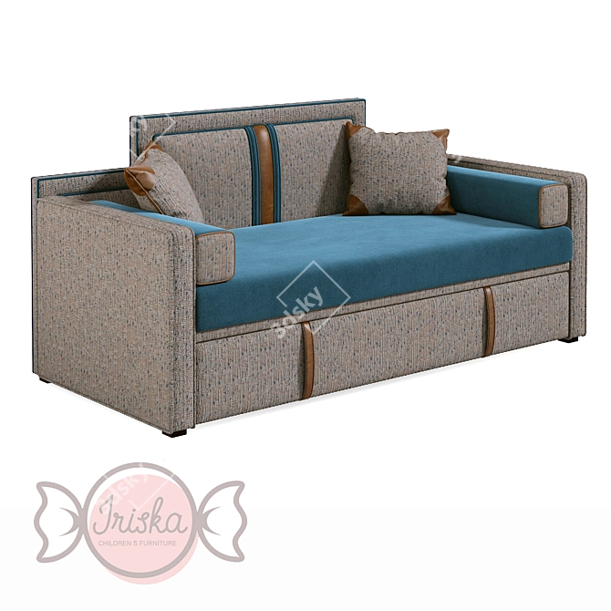 Iriska Kids Jacob Folding Sofa 3D model image 1