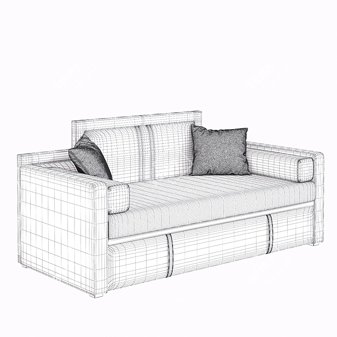 Iriska Kids Jacob Folding Sofa 3D model image 3