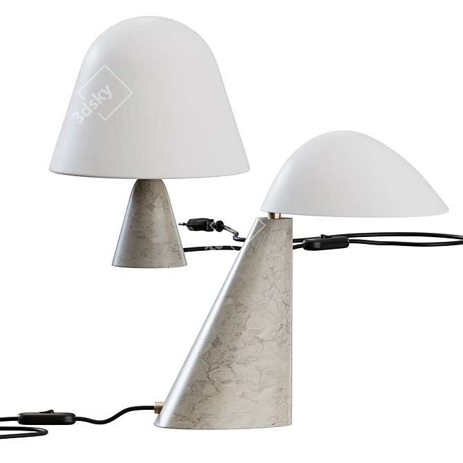 Modern Table Lamps Set by Fredericia 3D model image 5