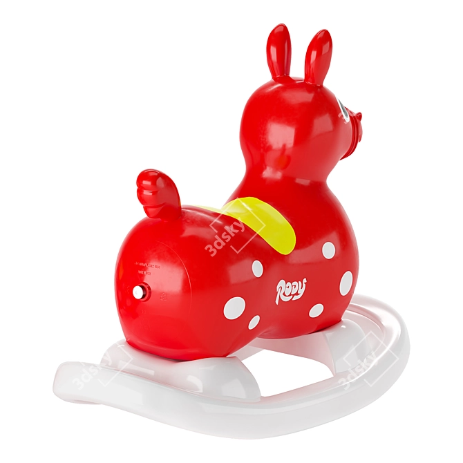 Gymnic Rody Racing Red Horse 3D model image 3