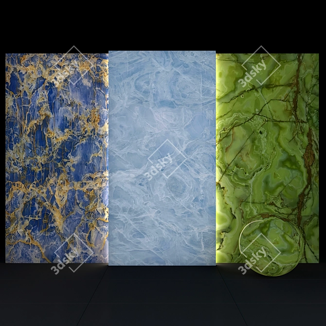 Onyx Family: 6 Distinct Textures, 1200p * 2400p Size, 120cm * 240cm 3D model image 1