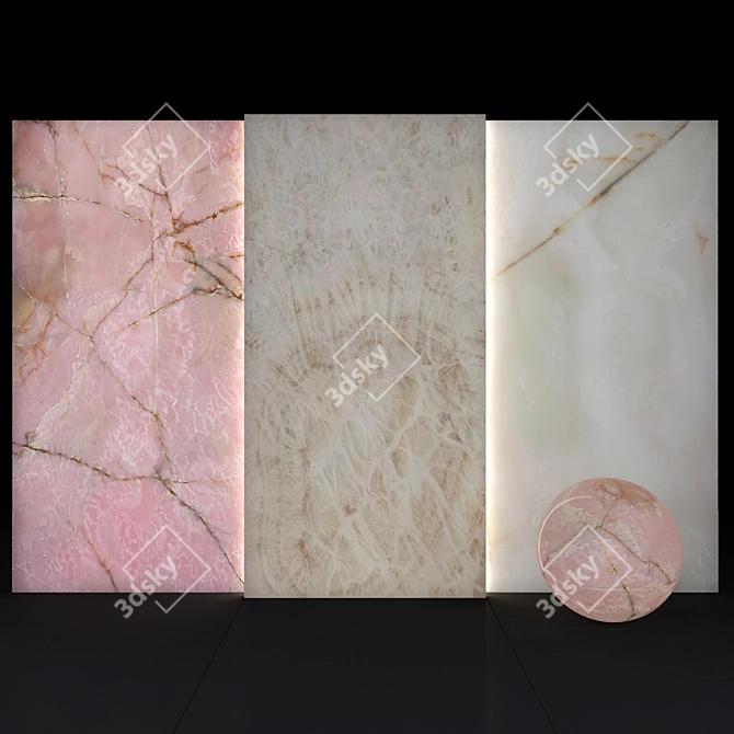 Onyx Family: 6 Distinct Textures, 1200p * 2400p Size, 120cm * 240cm 3D model image 2