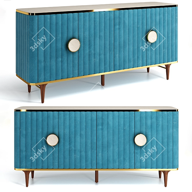 Modern Juneau Buffet with Sleek Design 3D model image 3