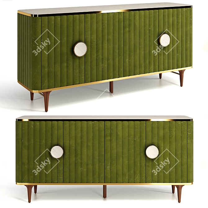 Modern Juneau Buffet with Sleek Design 3D model image 4