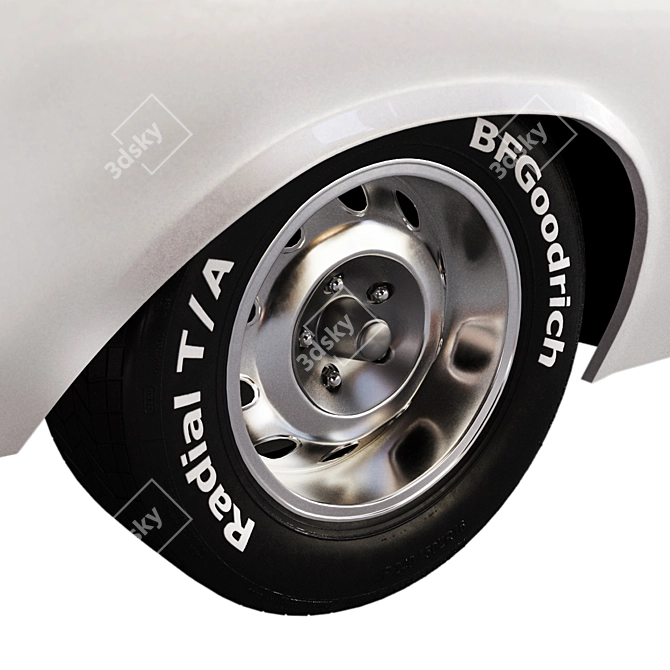 Classic Dodge Challenger 1970 3D model image 4
