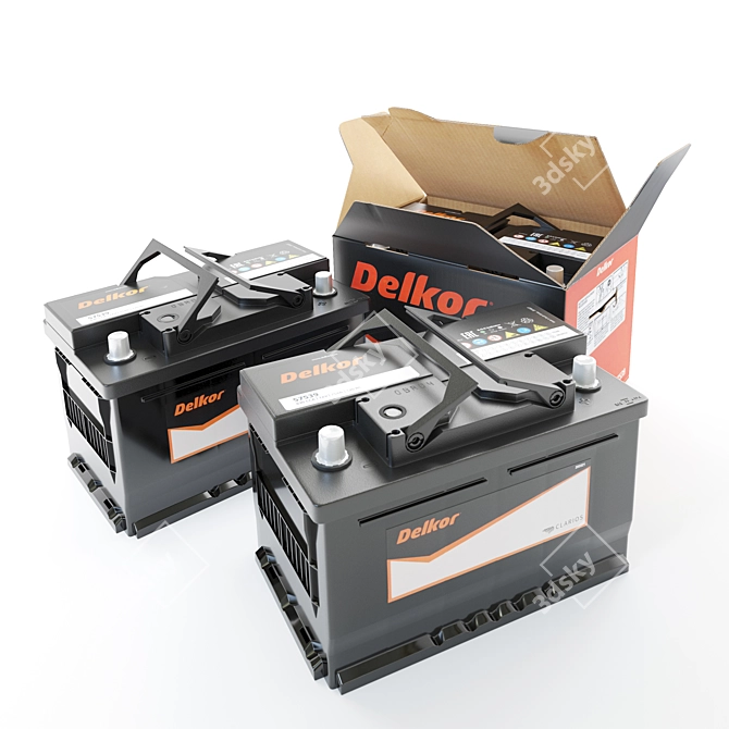 Dependable DELKOR Battery 3D model image 7