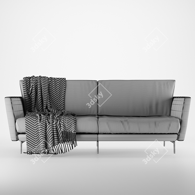 URBAN Sofa: Stylish Comfort by CTS SALOTTI 3D model image 3