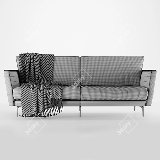 URBAN Sofa: Stylish Comfort by CTS SALOTTI 3D model image 8