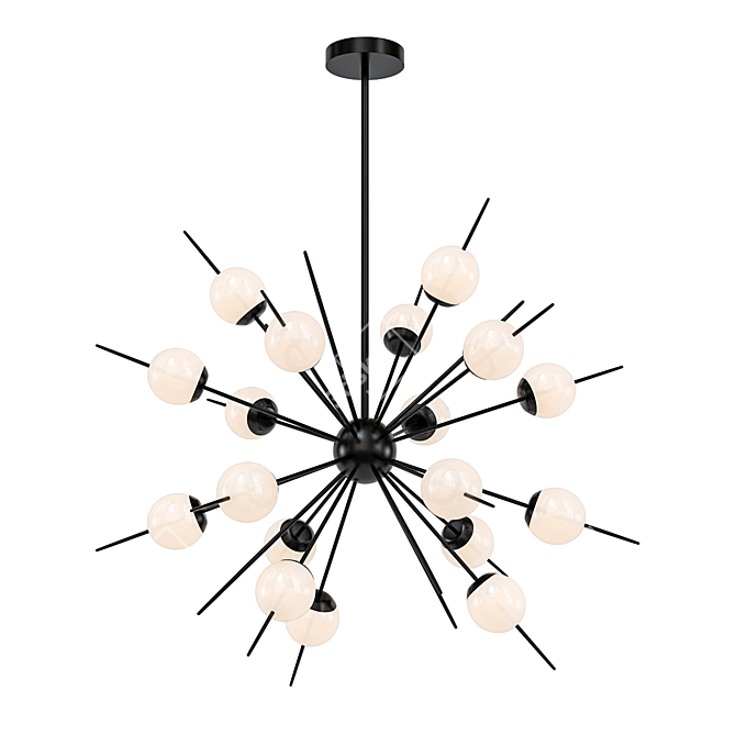 Elegant Badari Lighting Fixture 3D model image 1