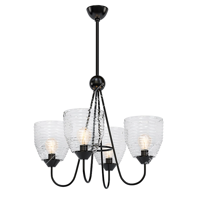 Warrington Arteriors Home Chandelier 3D model image 1