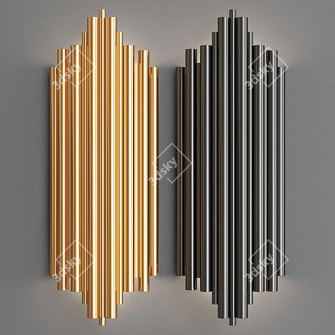 Tronen Wall - Sleek and Stylish Wall Sconce 3D model image 1