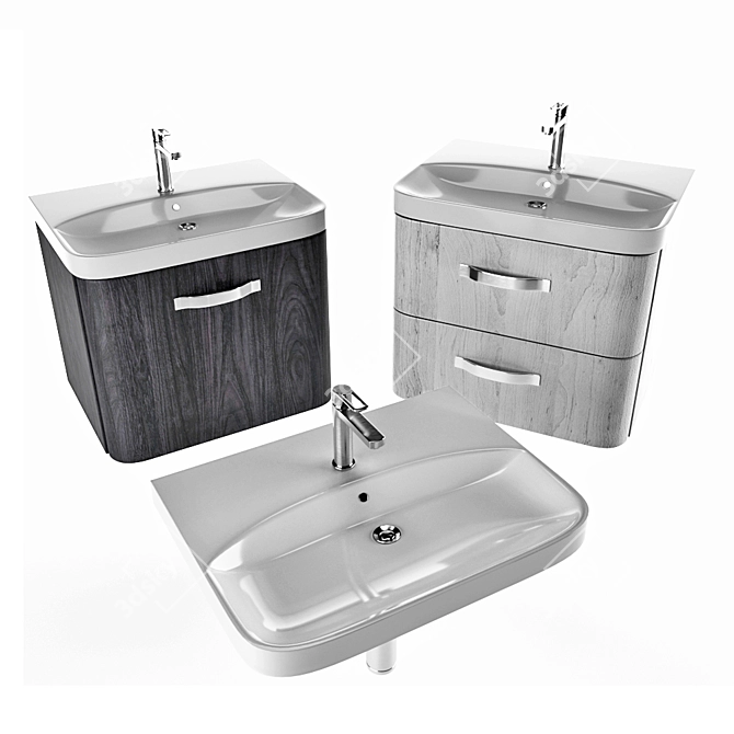 Replay Bathroom Sink: Modern Design 3D model image 3