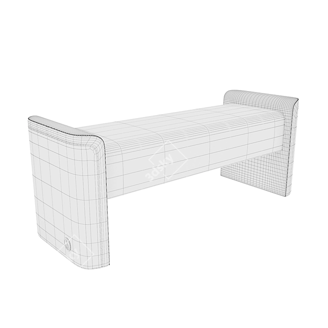 MOON Bench - Igor Shchiptsov Design 3D model image 2