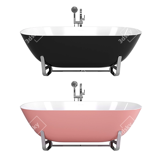 Luxurious Villeroy & Boch Antheus Freestanding Bathtub 3D model image 3