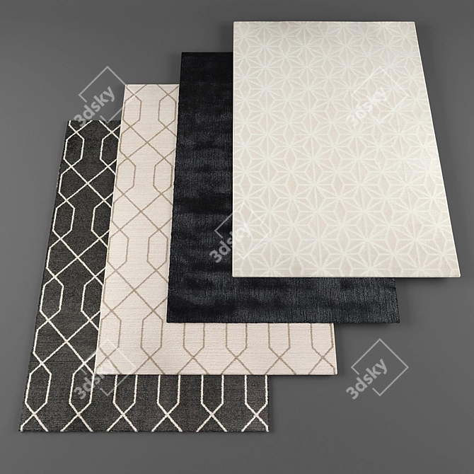 Benuta Rugs Collection: Chic and Cozy 3D model image 1