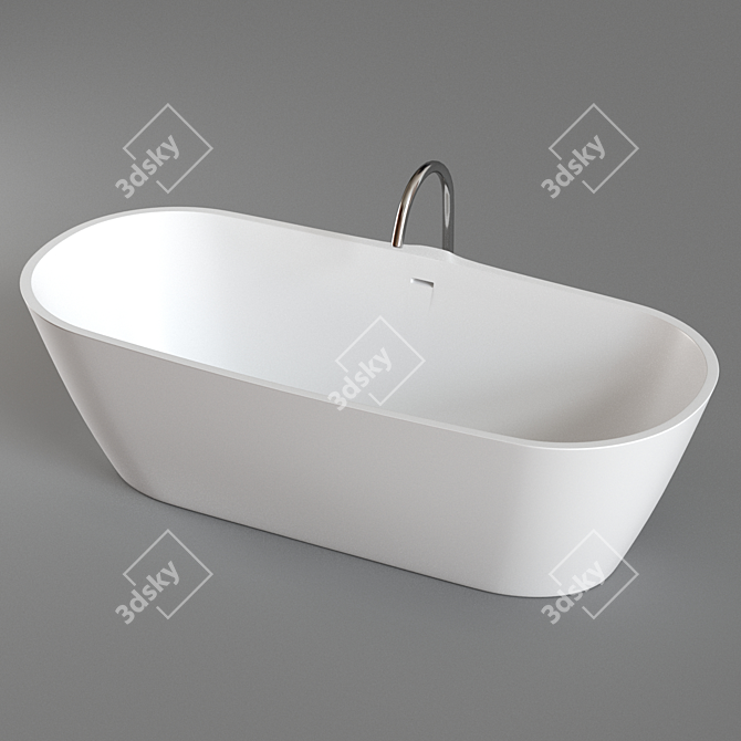 Agape Normal Free-standing Bathtub 3D model image 1