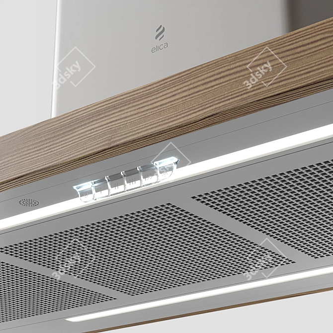 Elica Bio Island: Nature-Inspired Ventilation 3D model image 3