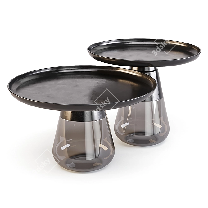 Mobital Duverre - Contemporary Coffee and Side Tables 3D model image 3