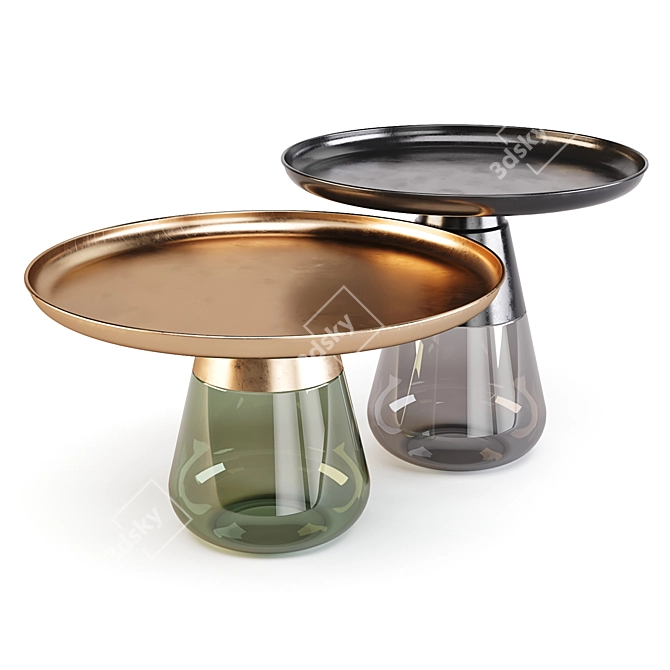 Mobital Duverre - Contemporary Coffee and Side Tables 3D model image 4