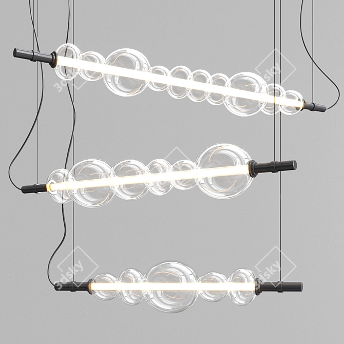 Bubble ZOOM: Uniquely Suspended Light 3D model image 1