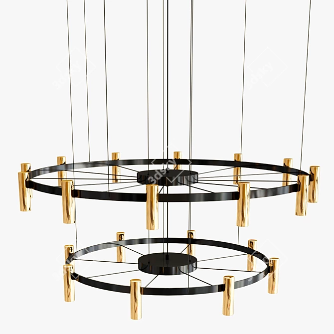 Laverd Wheel Suspension Lights 3D model image 2