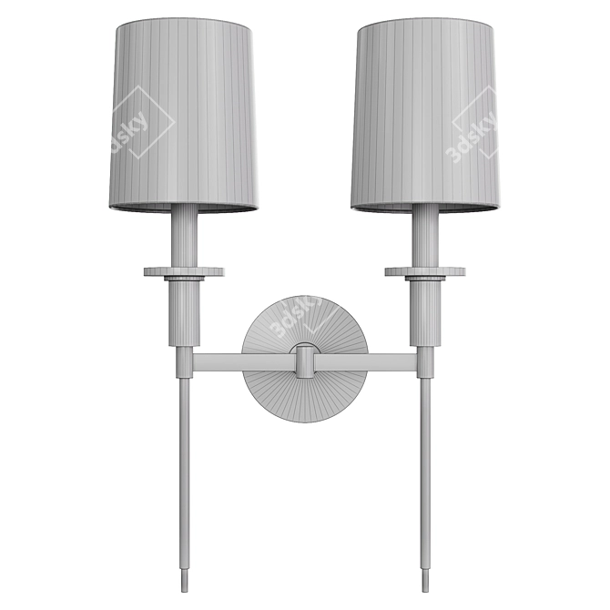 Amherst Hudson Valley Wall Sconce 3D model image 3
