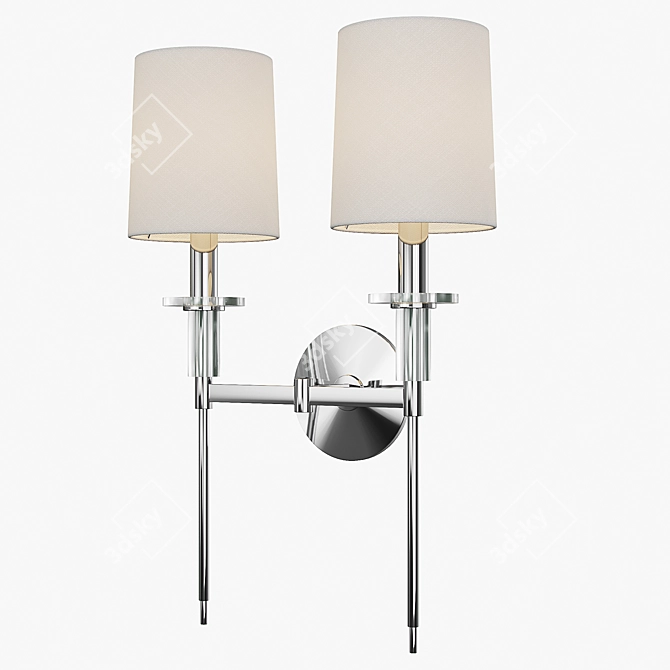 Amherst Hudson Valley Wall Sconce 3D model image 4