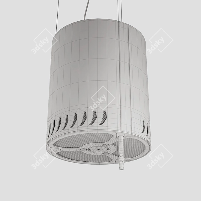 Elegant Ceiling Hood 3D model image 5