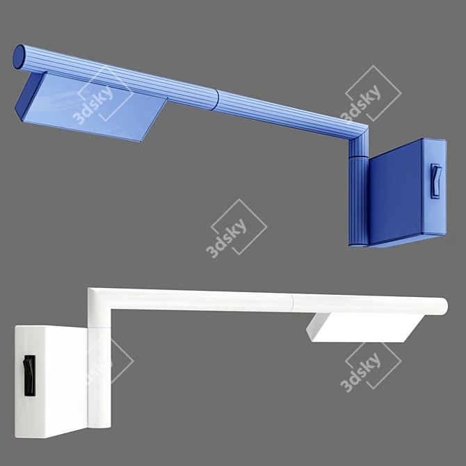 Elegant Kant Wall Fixture 3D model image 2