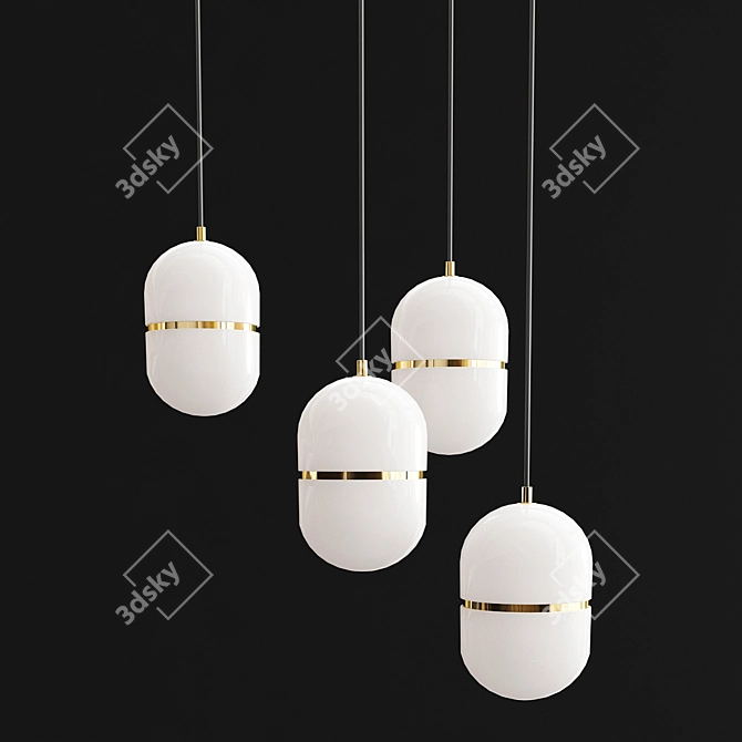 Modern Alton Design Lamps 3D model image 1