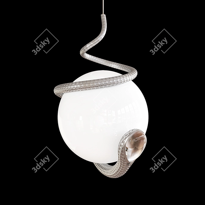 Elegante Profili Creep Pendant 3D model image 3
