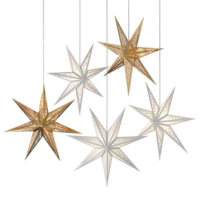 Starry Night Decor Light 3D model image 1