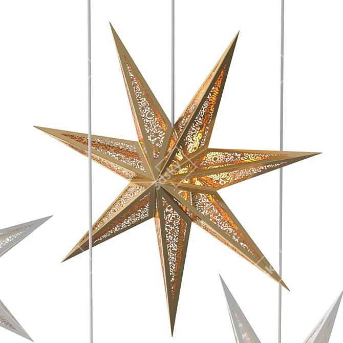 Starry Night Decor Light 3D model image 2