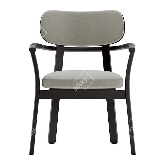 Porada Evelin - Sleek and Stylish Chair 3D model image 3