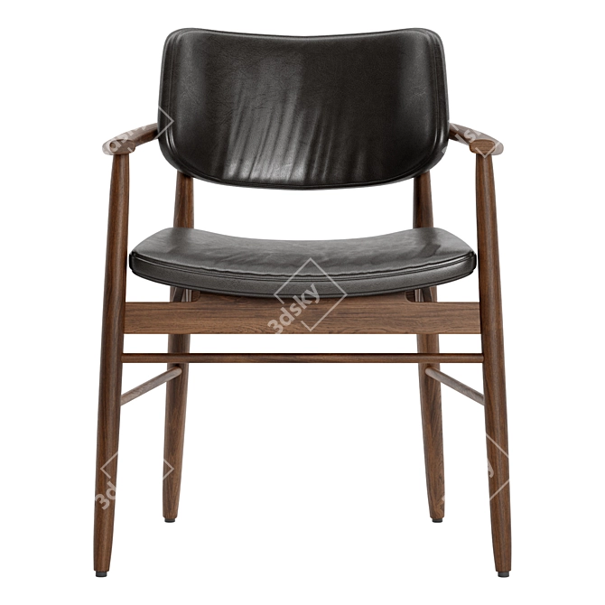 Porada Nissa: Stylish and Compact 610x560x780mm 3D model image 2